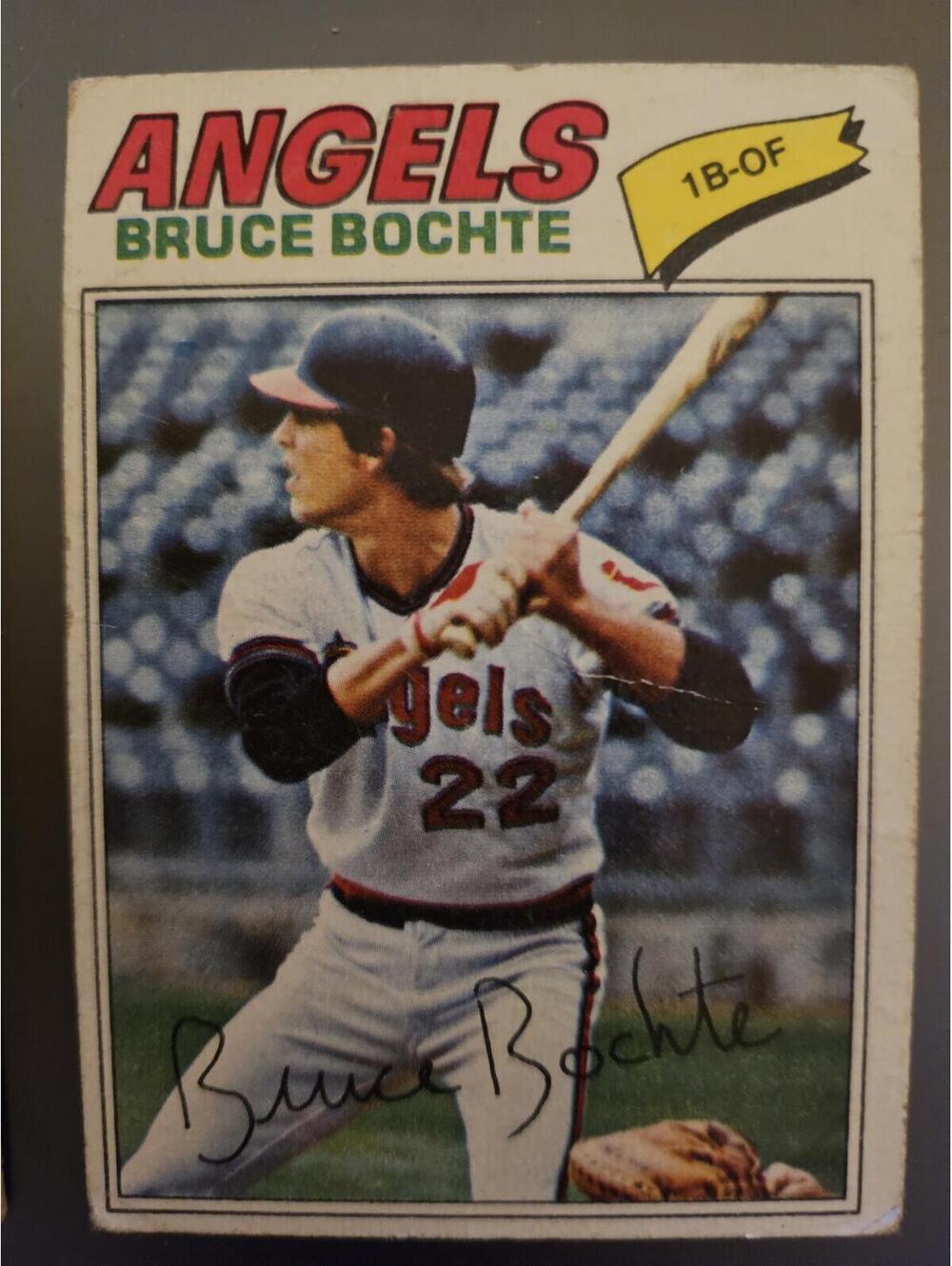 1977 TOPPS BASEBALL #68 BRUCE BOCHTE - CALIFORNIA ANGELS